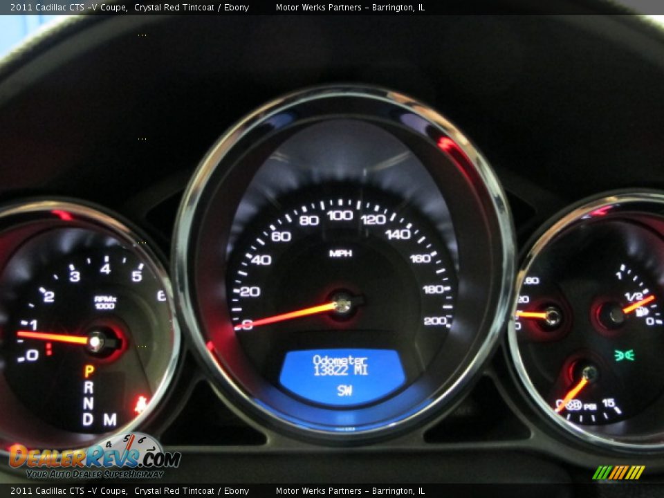 2011 Cadillac CTS -V Coupe Gauges Photo #22