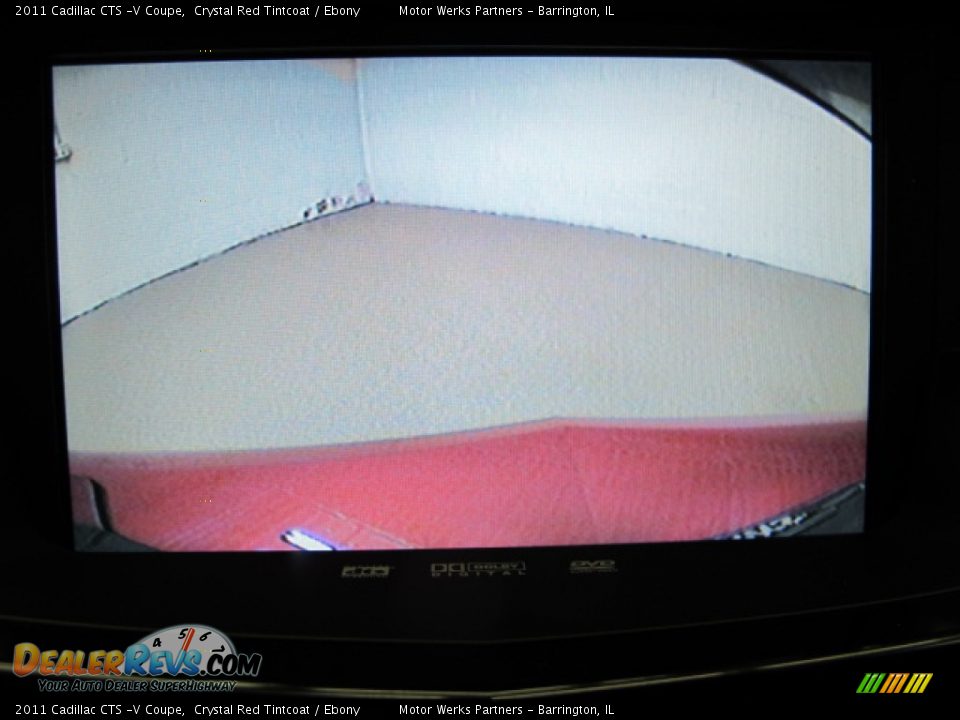 2011 Cadillac CTS -V Coupe Crystal Red Tintcoat / Ebony Photo #26