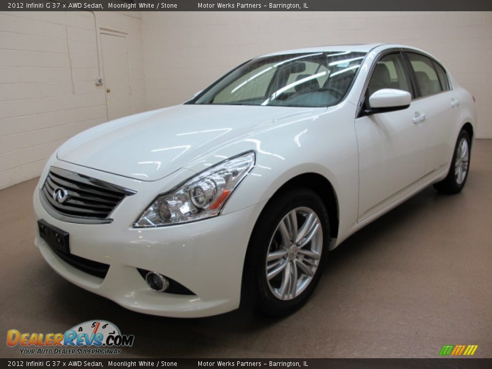 Front 3/4 View of 2012 Infiniti G 37 x AWD Sedan Photo #3
