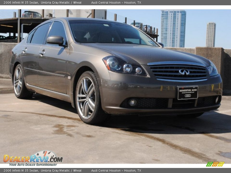 2006 Infiniti M 35 Sedan Umbria Gray Metallic / Wheat Photo #1