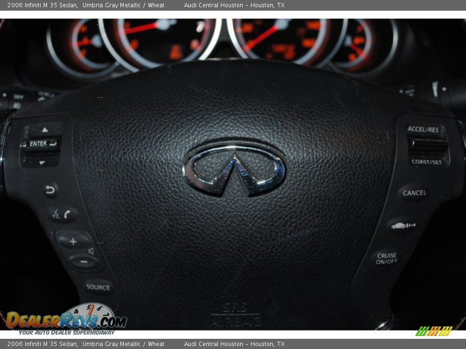 2006 Infiniti M 35 Sedan Umbria Gray Metallic / Wheat Photo #25