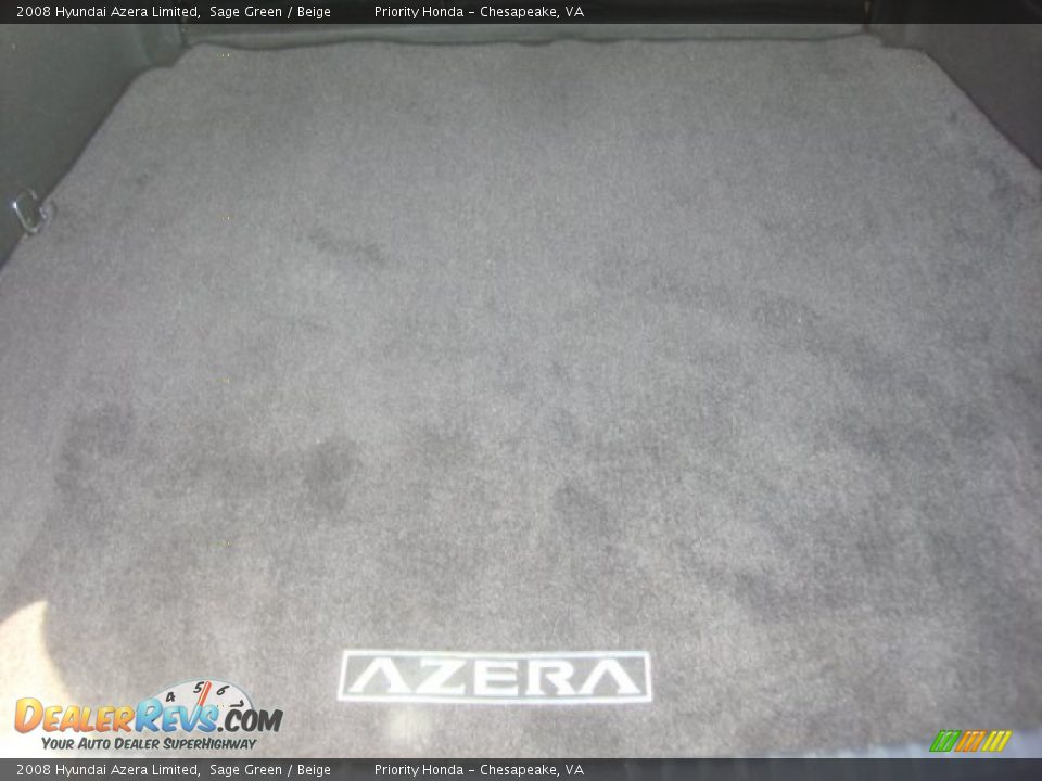 2008 Hyundai Azera Limited Sage Green / Beige Photo #15