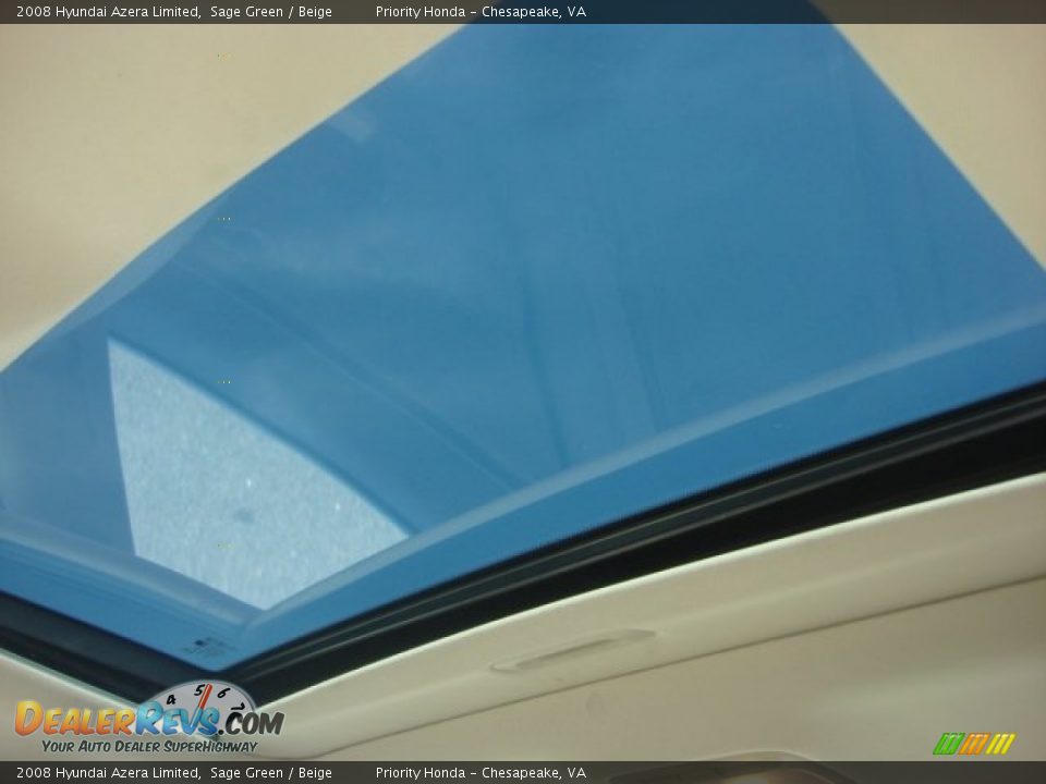 2008 Hyundai Azera Limited Sage Green / Beige Photo #16
