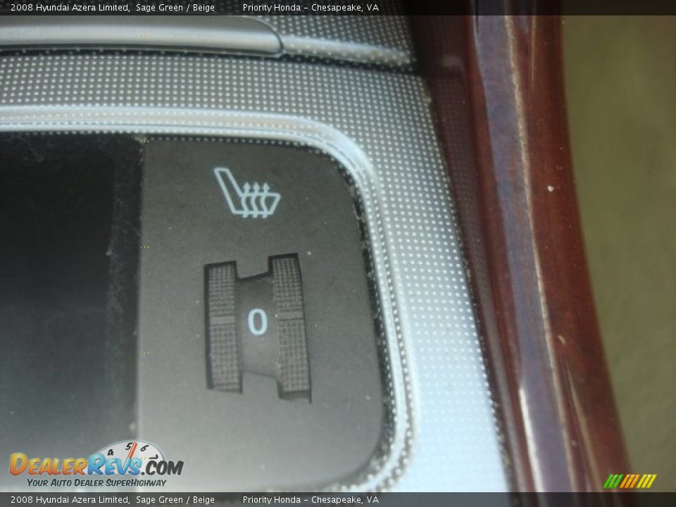 2008 Hyundai Azera Limited Sage Green / Beige Photo #21