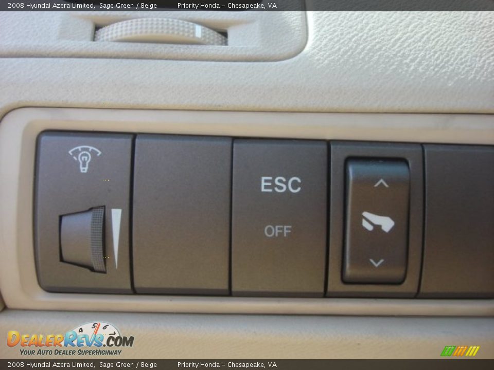 2008 Hyundai Azera Limited Sage Green / Beige Photo #23