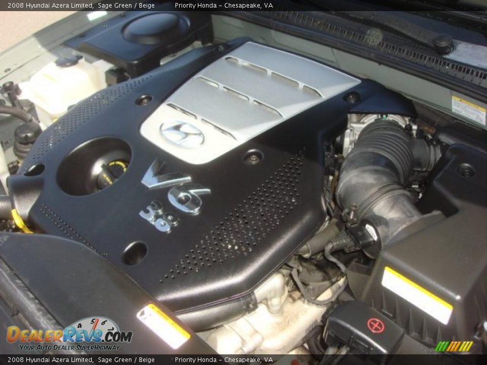 2008 Hyundai Azera Limited Sage Green / Beige Photo #26