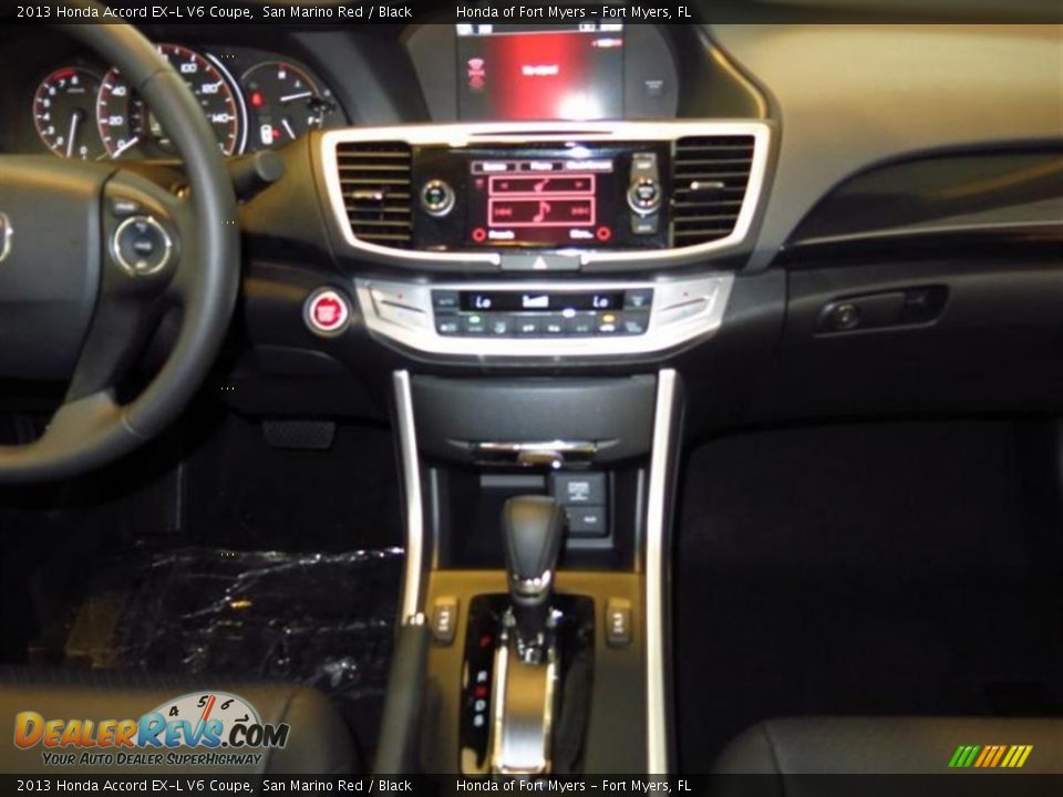 2013 Honda Accord EX-L V6 Coupe San Marino Red / Black Photo #6