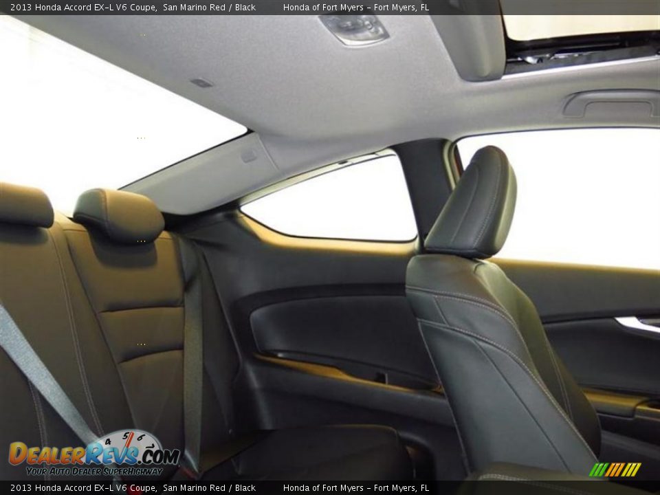 2013 Honda Accord EX-L V6 Coupe San Marino Red / Black Photo #7