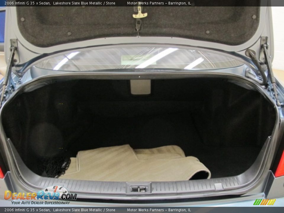 2006 Infiniti G 35 x Sedan Lakeshore Slate Blue Metallic / Stone Photo #9