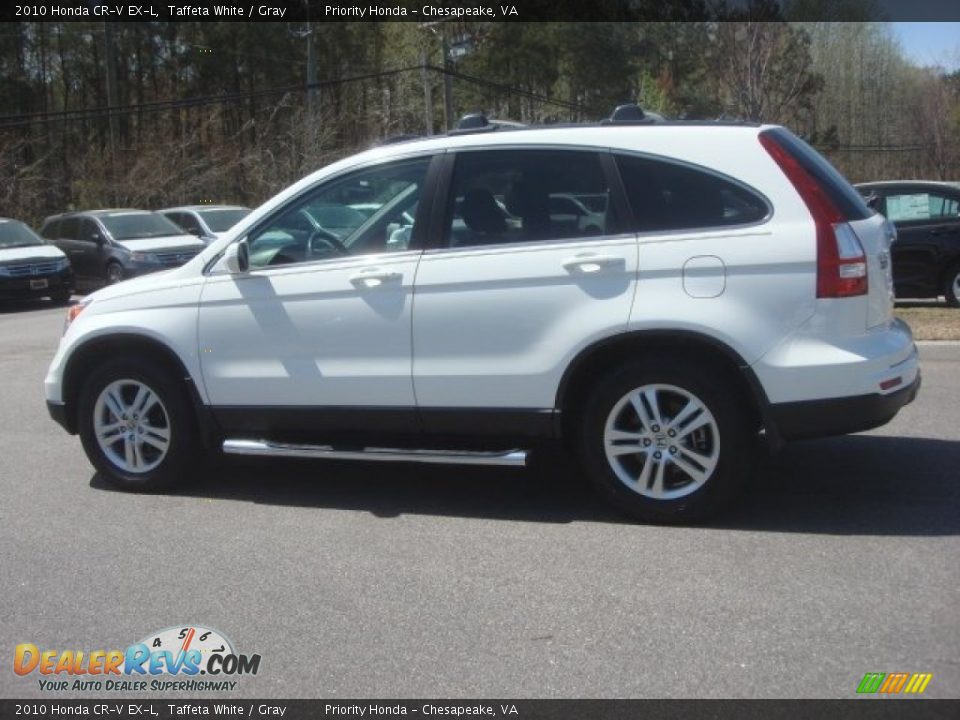 2010 Honda CR-V EX-L Taffeta White / Gray Photo #3