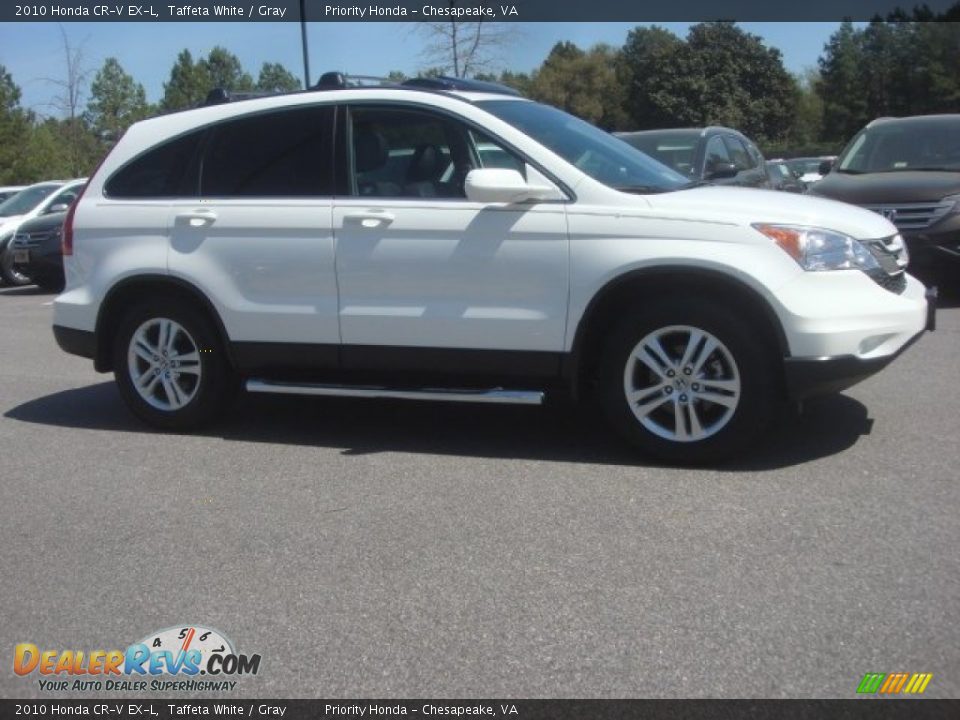 2010 Honda CR-V EX-L Taffeta White / Gray Photo #6