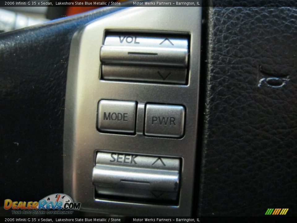 2006 Infiniti G 35 x Sedan Lakeshore Slate Blue Metallic / Stone Photo #32