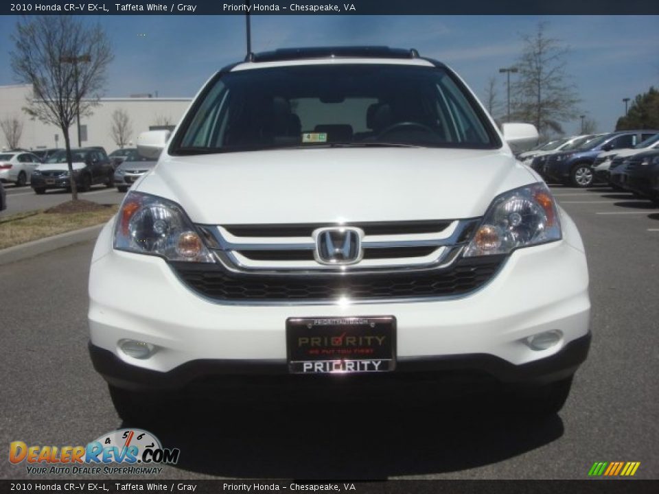 2010 Honda CR-V EX-L Taffeta White / Gray Photo #8