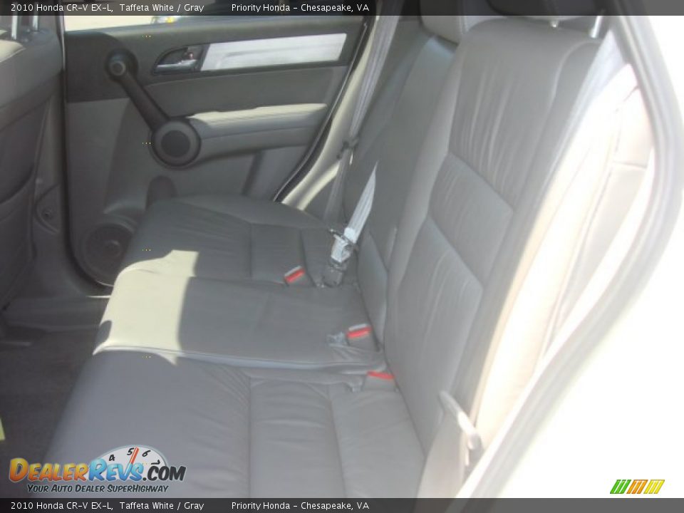 2010 Honda CR-V EX-L Taffeta White / Gray Photo #10