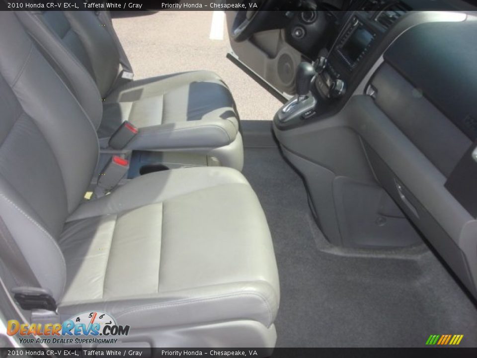 2010 Honda CR-V EX-L Taffeta White / Gray Photo #13