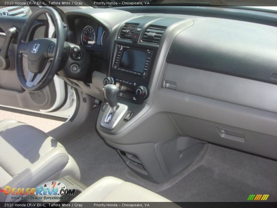 2010 Honda CR-V EX-L Taffeta White / Gray Photo #14