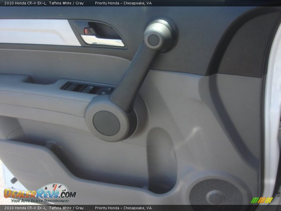 2010 Honda CR-V EX-L Taffeta White / Gray Photo #16