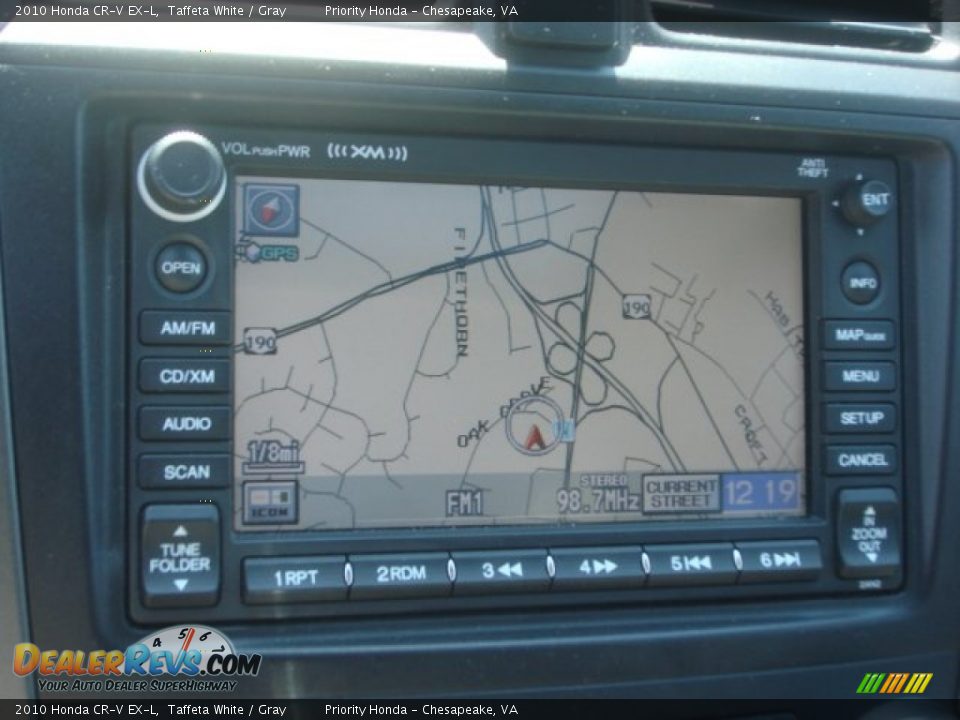 2010 Honda CR-V EX-L Taffeta White / Gray Photo #18