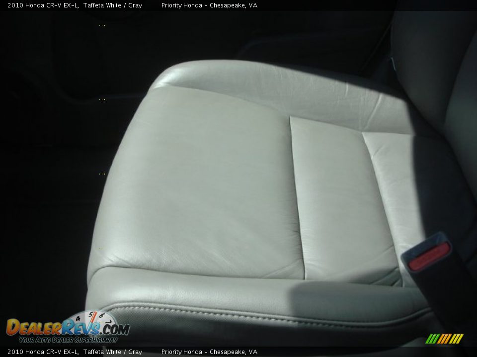 2010 Honda CR-V EX-L Taffeta White / Gray Photo #24