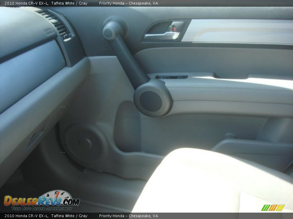 2010 Honda CR-V EX-L Taffeta White / Gray Photo #25