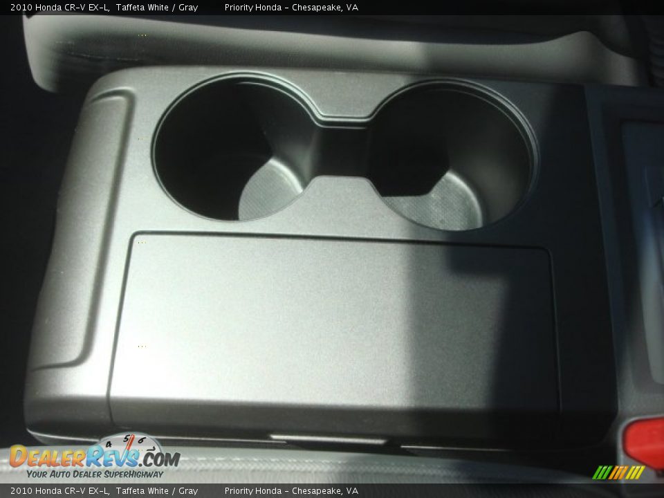 2010 Honda CR-V EX-L Taffeta White / Gray Photo #26