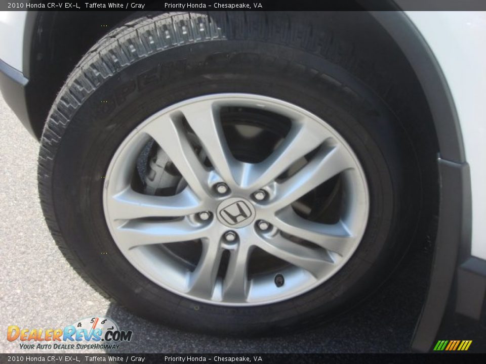 2010 Honda CR-V EX-L Taffeta White / Gray Photo #27