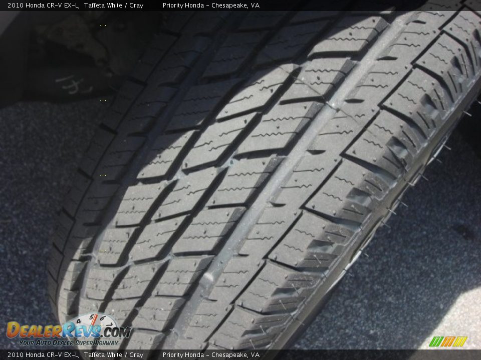 2010 Honda CR-V EX-L Taffeta White / Gray Photo #28