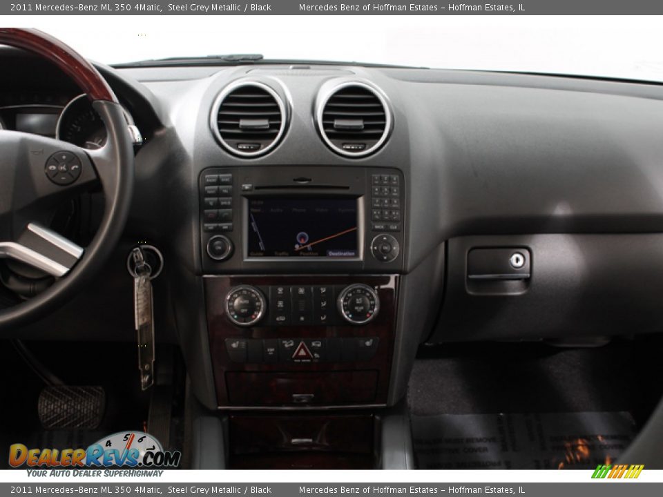 2011 Mercedes-Benz ML 350 4Matic Steel Grey Metallic / Black Photo #9