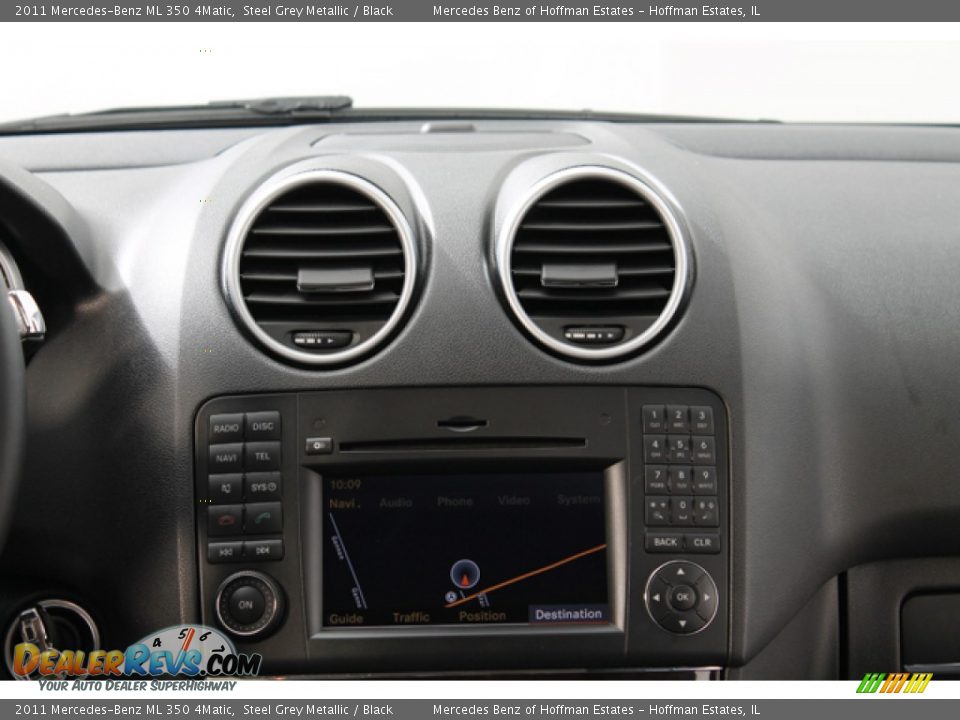2011 Mercedes-Benz ML 350 4Matic Steel Grey Metallic / Black Photo #10