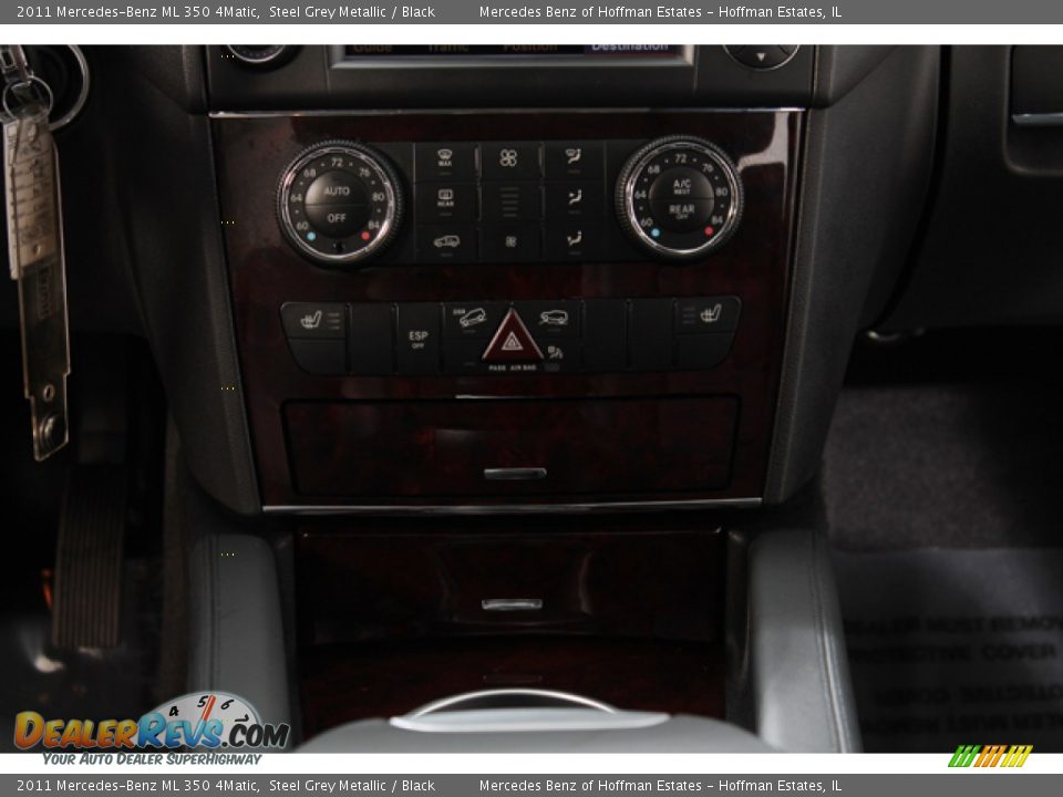 2011 Mercedes-Benz ML 350 4Matic Steel Grey Metallic / Black Photo #11