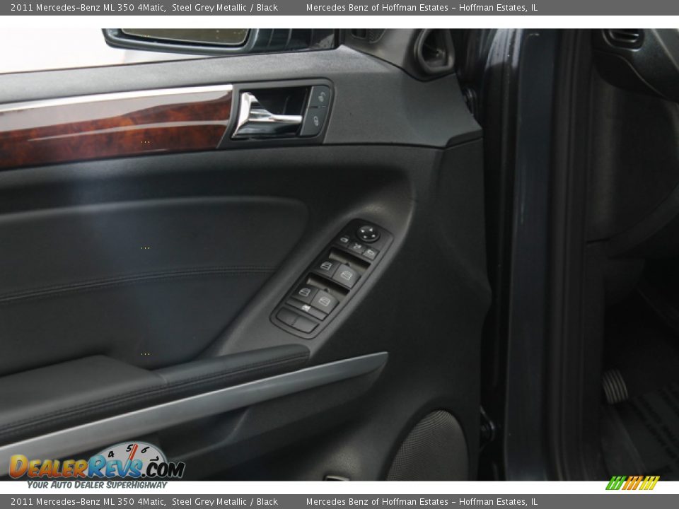 2011 Mercedes-Benz ML 350 4Matic Steel Grey Metallic / Black Photo #12