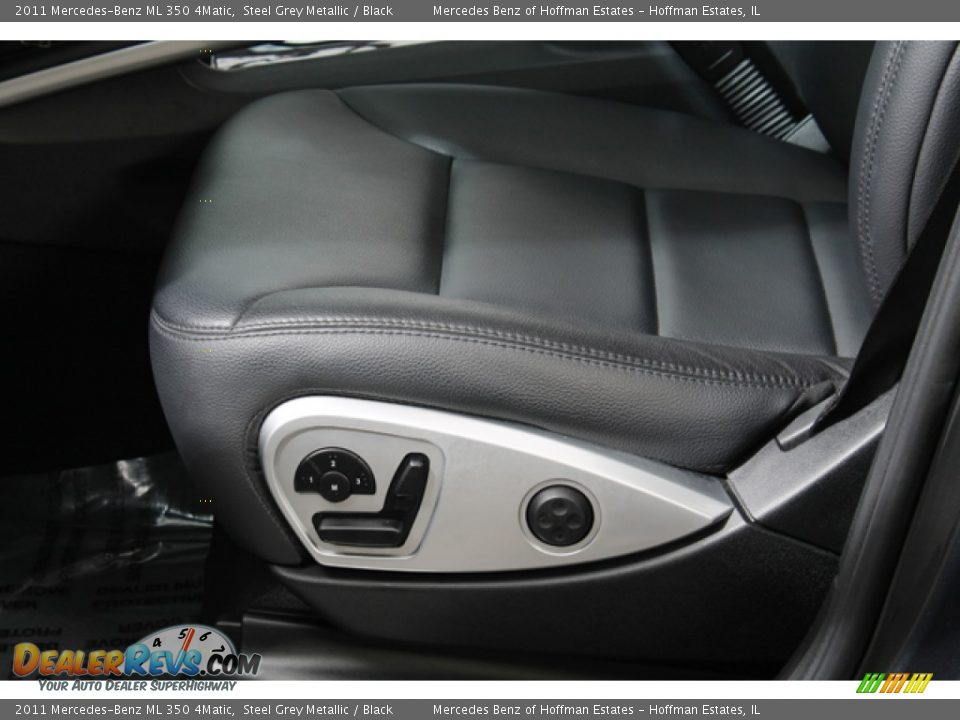 2011 Mercedes-Benz ML 350 4Matic Steel Grey Metallic / Black Photo #19