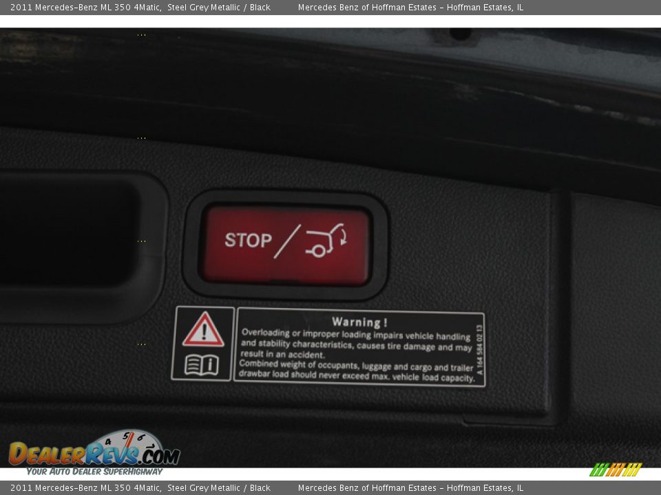 2011 Mercedes-Benz ML 350 4Matic Steel Grey Metallic / Black Photo #21