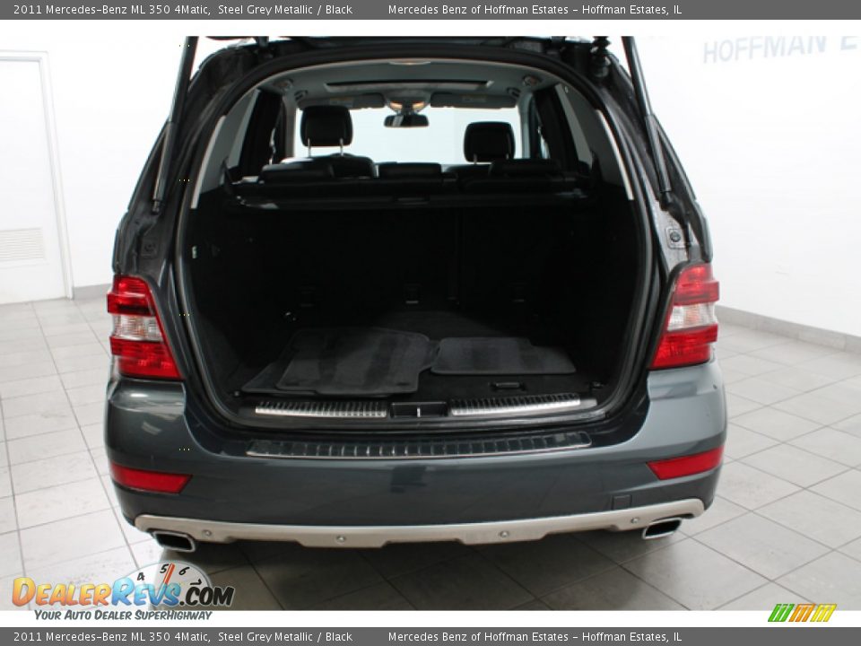 2011 Mercedes-Benz ML 350 4Matic Steel Grey Metallic / Black Photo #22