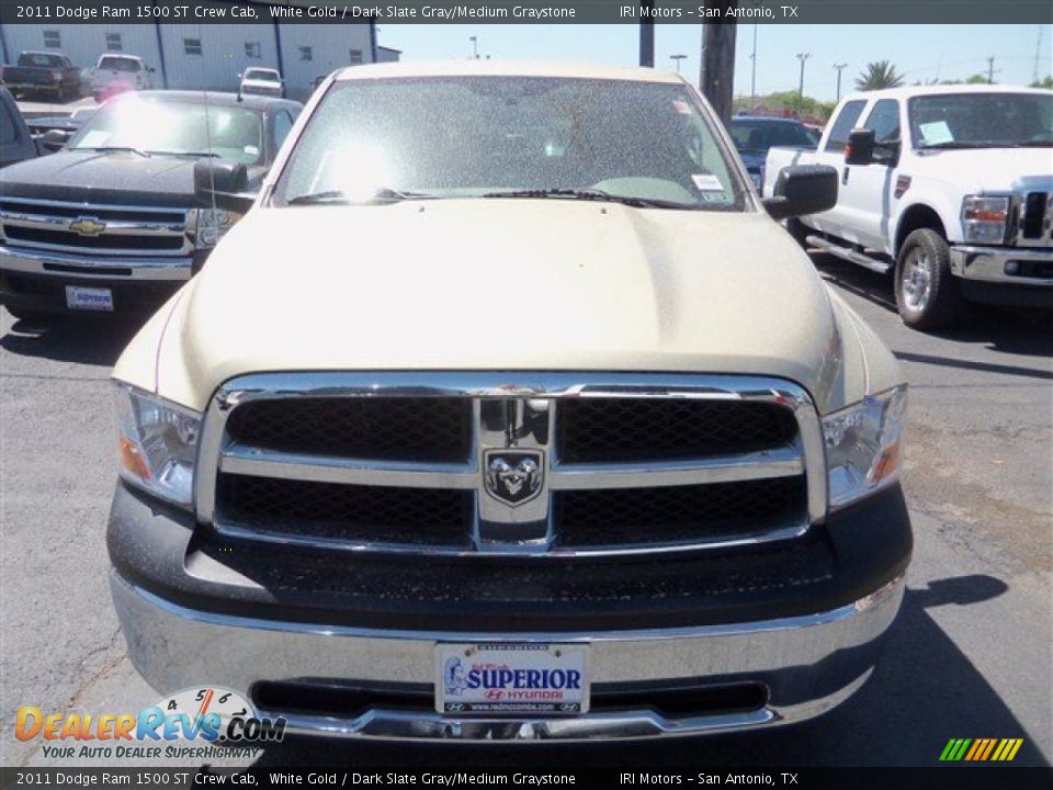 2011 Dodge Ram 1500 ST Crew Cab White Gold / Dark Slate Gray/Medium Graystone Photo #1