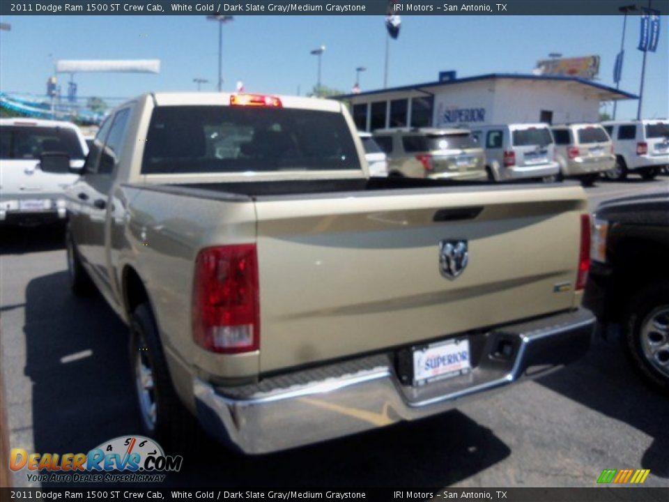 2011 Dodge Ram 1500 ST Crew Cab White Gold / Dark Slate Gray/Medium Graystone Photo #5