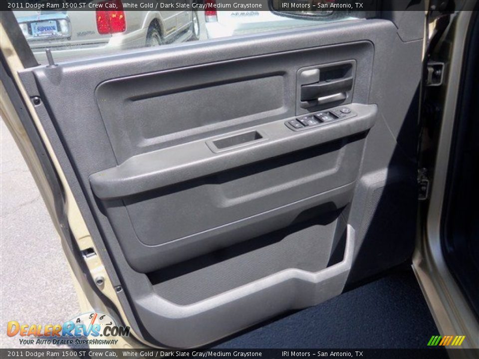 2011 Dodge Ram 1500 ST Crew Cab White Gold / Dark Slate Gray/Medium Graystone Photo #8