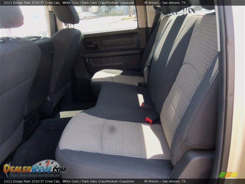 2011 Dodge Ram 1500 ST Crew Cab White Gold / Dark Slate Gray/Medium Graystone Photo #12