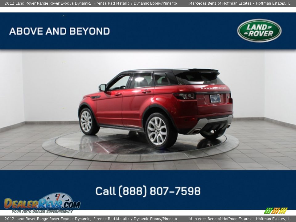 2012 Land Rover Range Rover Evoque Dynamic Firenze Red Metallic / Dynamic Ebony/Pimento Photo #5