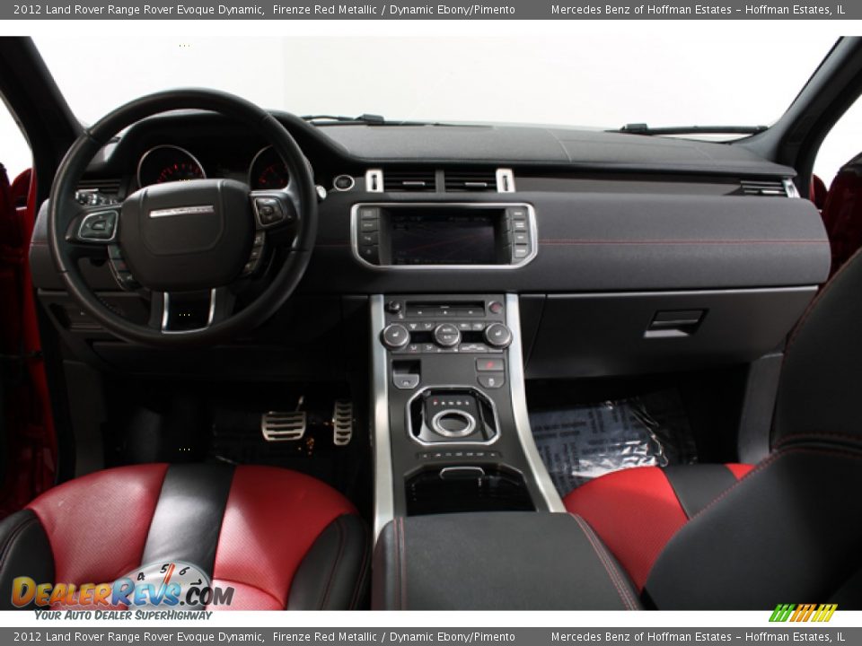 2012 Land Rover Range Rover Evoque Dynamic Firenze Red Metallic / Dynamic Ebony/Pimento Photo #6