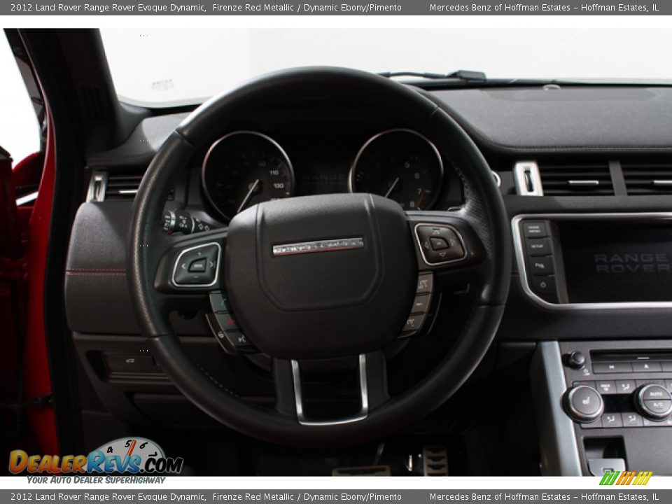 2012 Land Rover Range Rover Evoque Dynamic Firenze Red Metallic / Dynamic Ebony/Pimento Photo #7