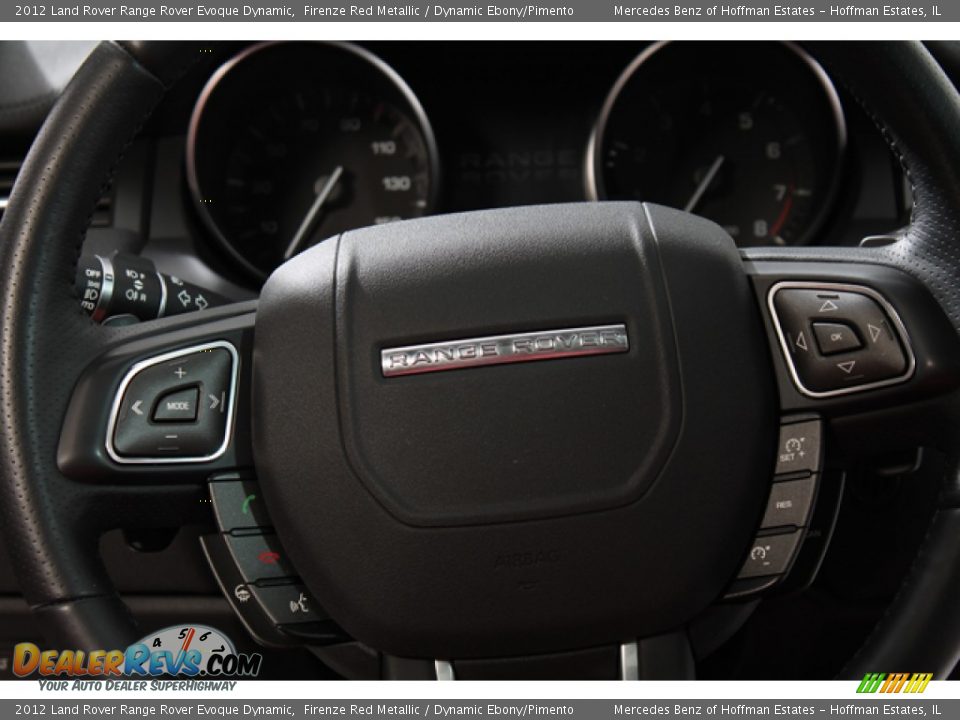 2012 Land Rover Range Rover Evoque Dynamic Firenze Red Metallic / Dynamic Ebony/Pimento Photo #8