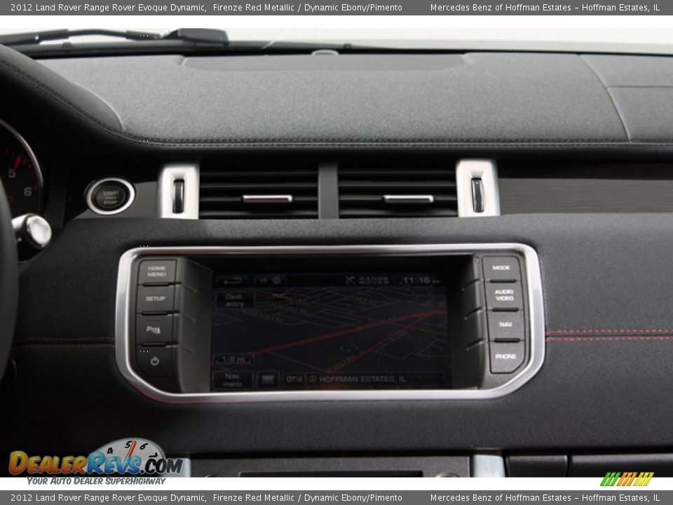 2012 Land Rover Range Rover Evoque Dynamic Firenze Red Metallic / Dynamic Ebony/Pimento Photo #10