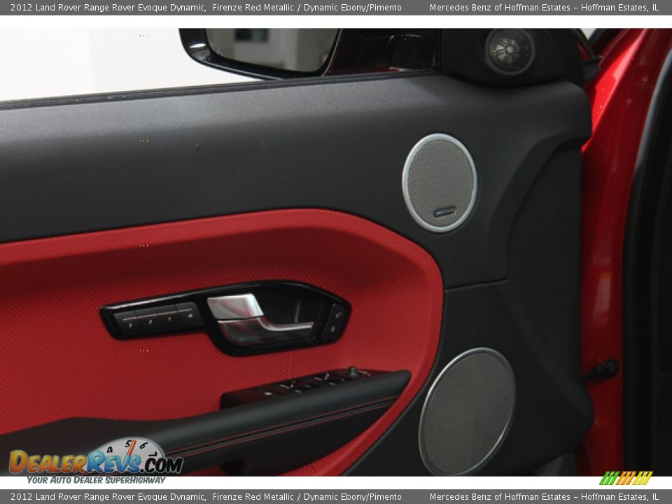 2012 Land Rover Range Rover Evoque Dynamic Firenze Red Metallic / Dynamic Ebony/Pimento Photo #17