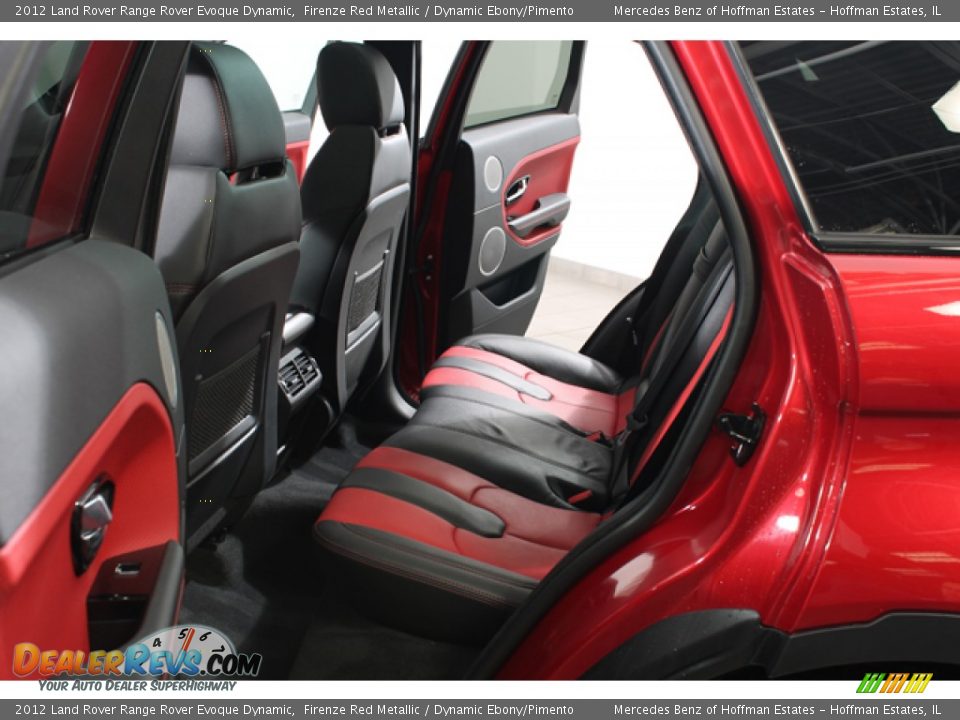 Rear Seat of 2012 Land Rover Range Rover Evoque Dynamic Photo #19