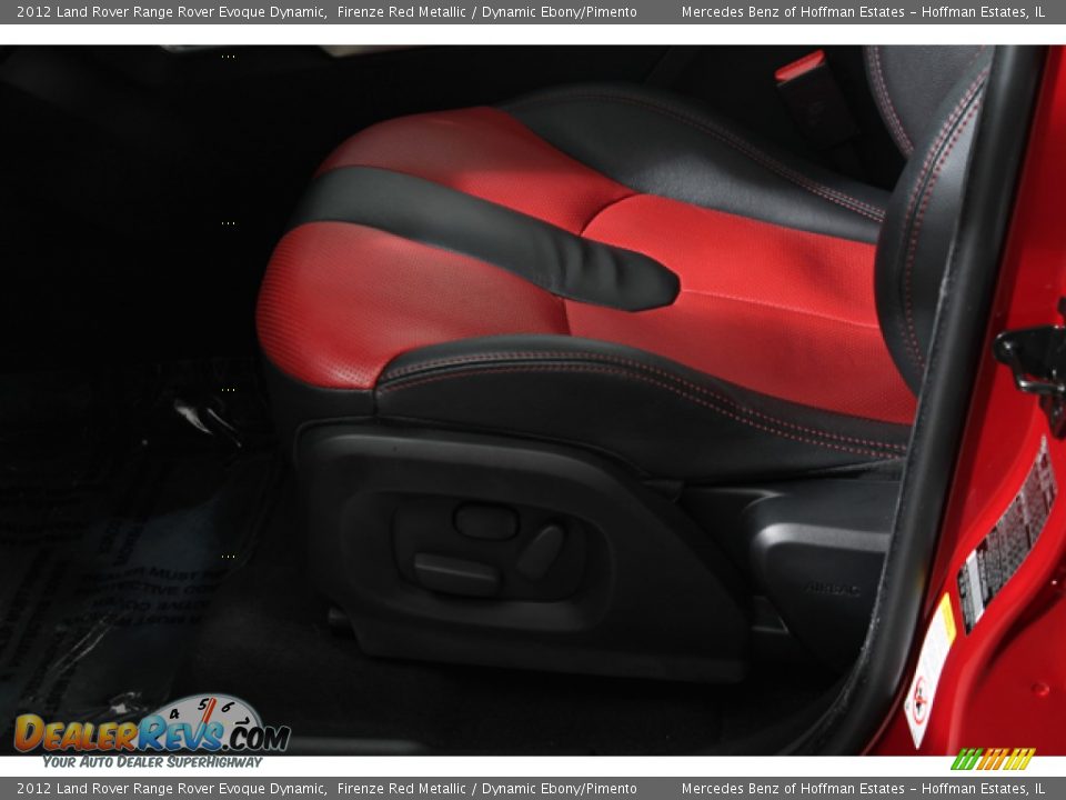 2012 Land Rover Range Rover Evoque Dynamic Firenze Red Metallic / Dynamic Ebony/Pimento Photo #20