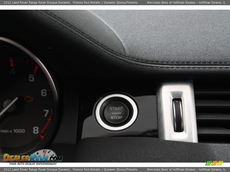 2012 Land Rover Range Rover Evoque Dynamic Firenze Red Metallic / Dynamic Ebony/Pimento Photo #21