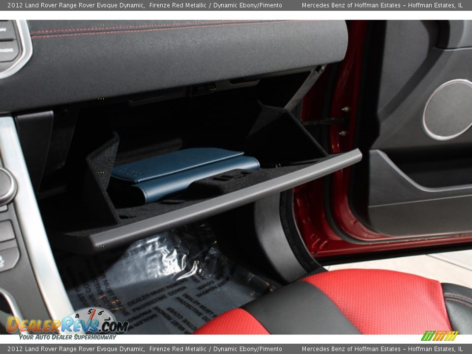 2012 Land Rover Range Rover Evoque Dynamic Firenze Red Metallic / Dynamic Ebony/Pimento Photo #22