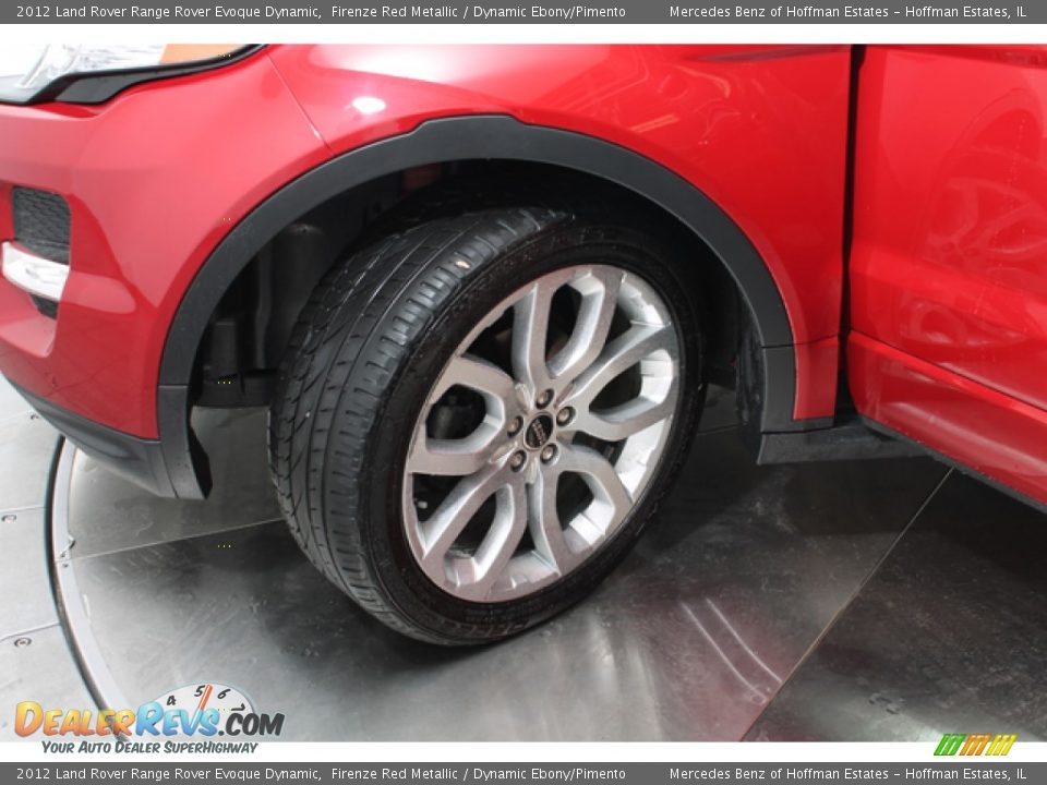 2012 Land Rover Range Rover Evoque Dynamic Firenze Red Metallic / Dynamic Ebony/Pimento Photo #28