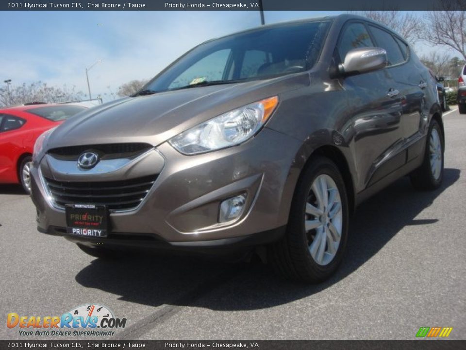 2011 Hyundai Tucson GLS Chai Bronze / Taupe Photo #1